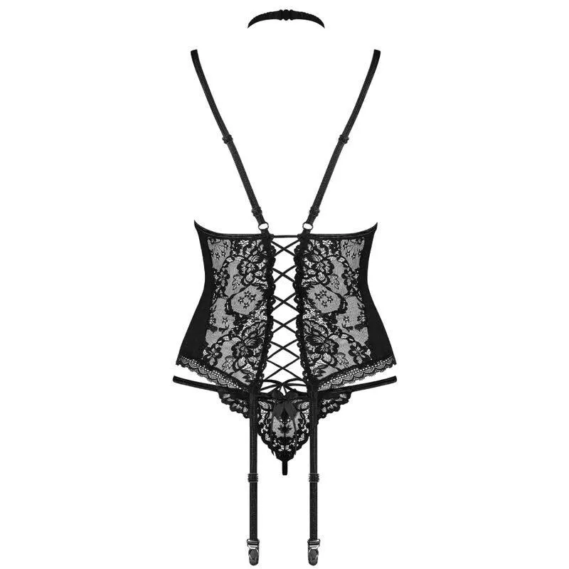 OBSESSIVE - RAQUELIA CORSET AND THONG L/XL