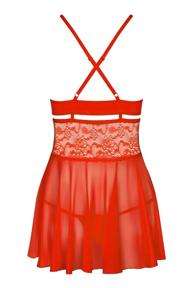 Obsessive Red Babydoll