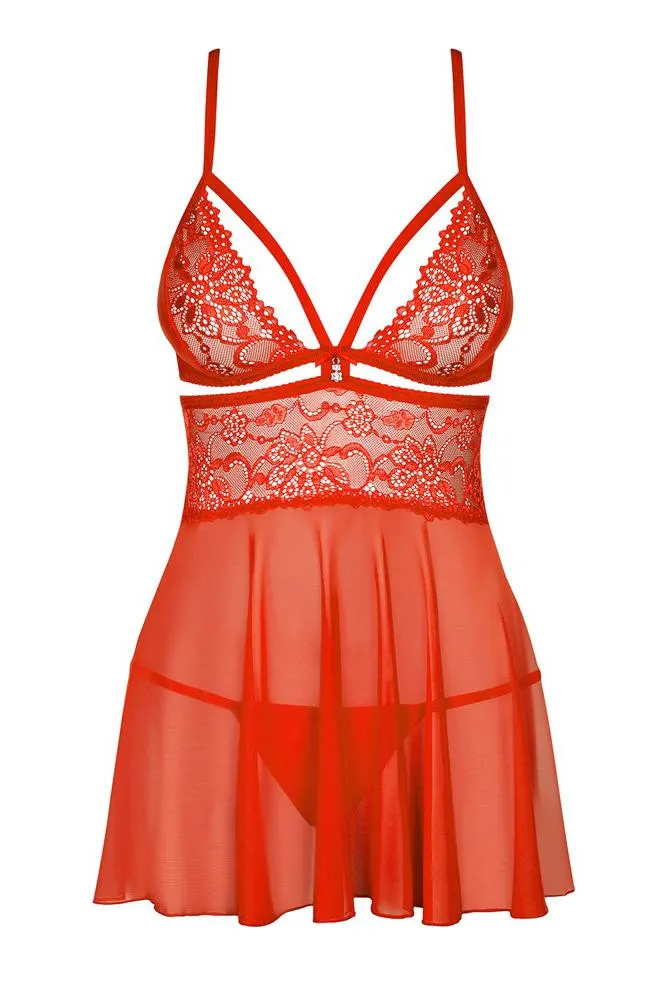 Obsessive Red Babydoll