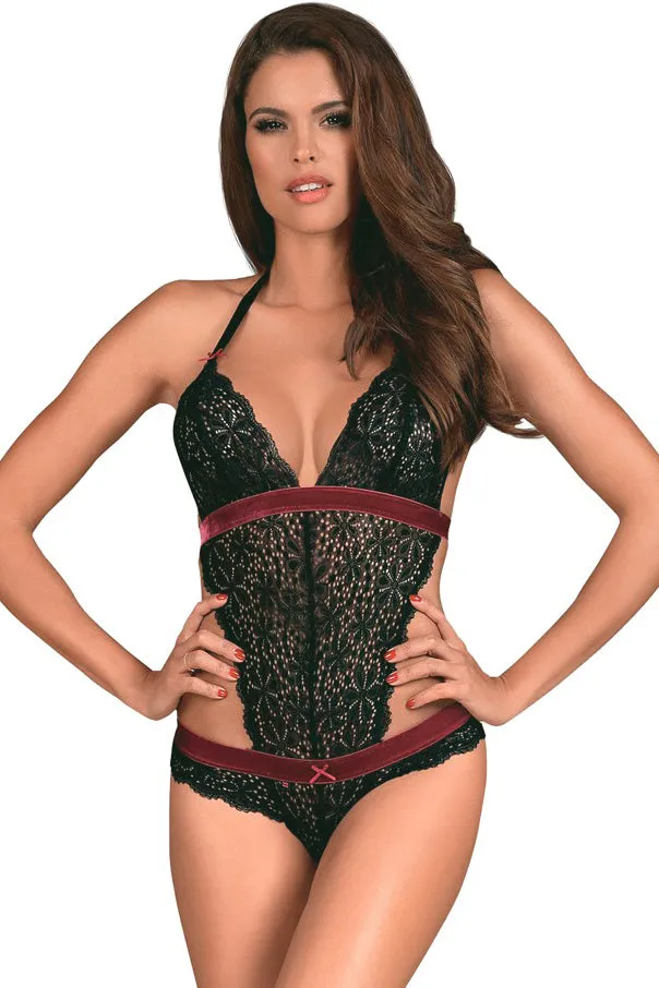 Obsessive Rossita Lace Teddy