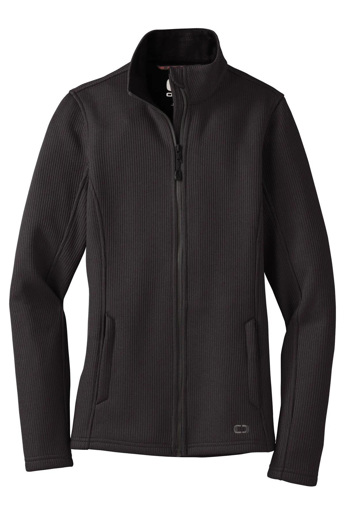 OGIO  Women's Grit Fleece Jacket. LOG727 Blacktop