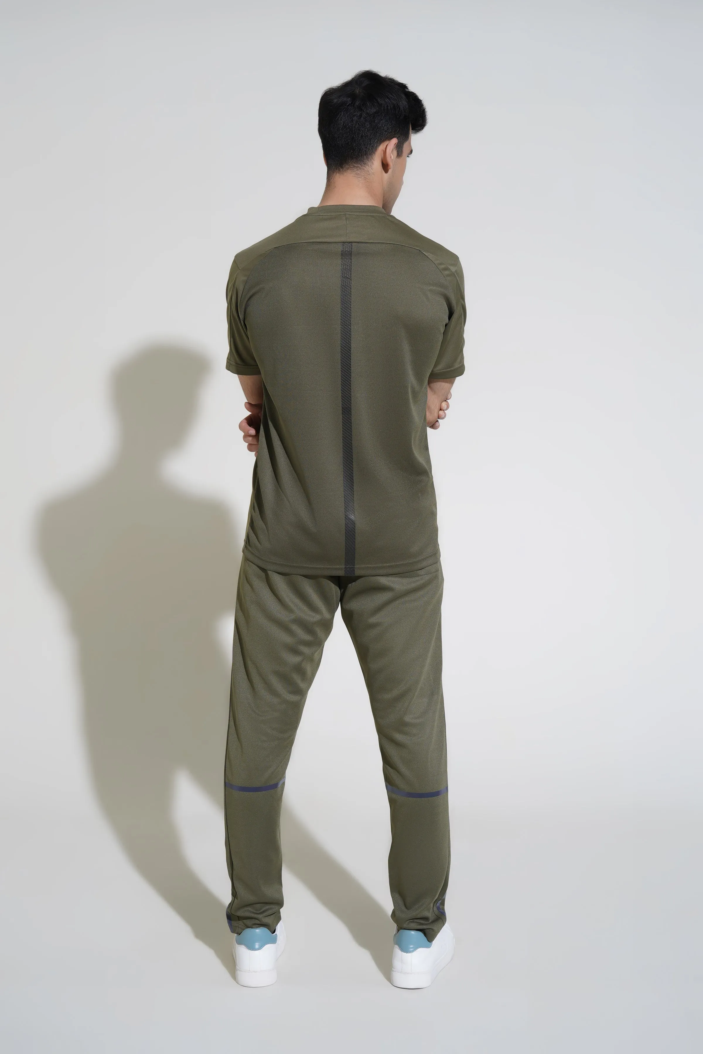 Olive Half Sleeve T-Shirt