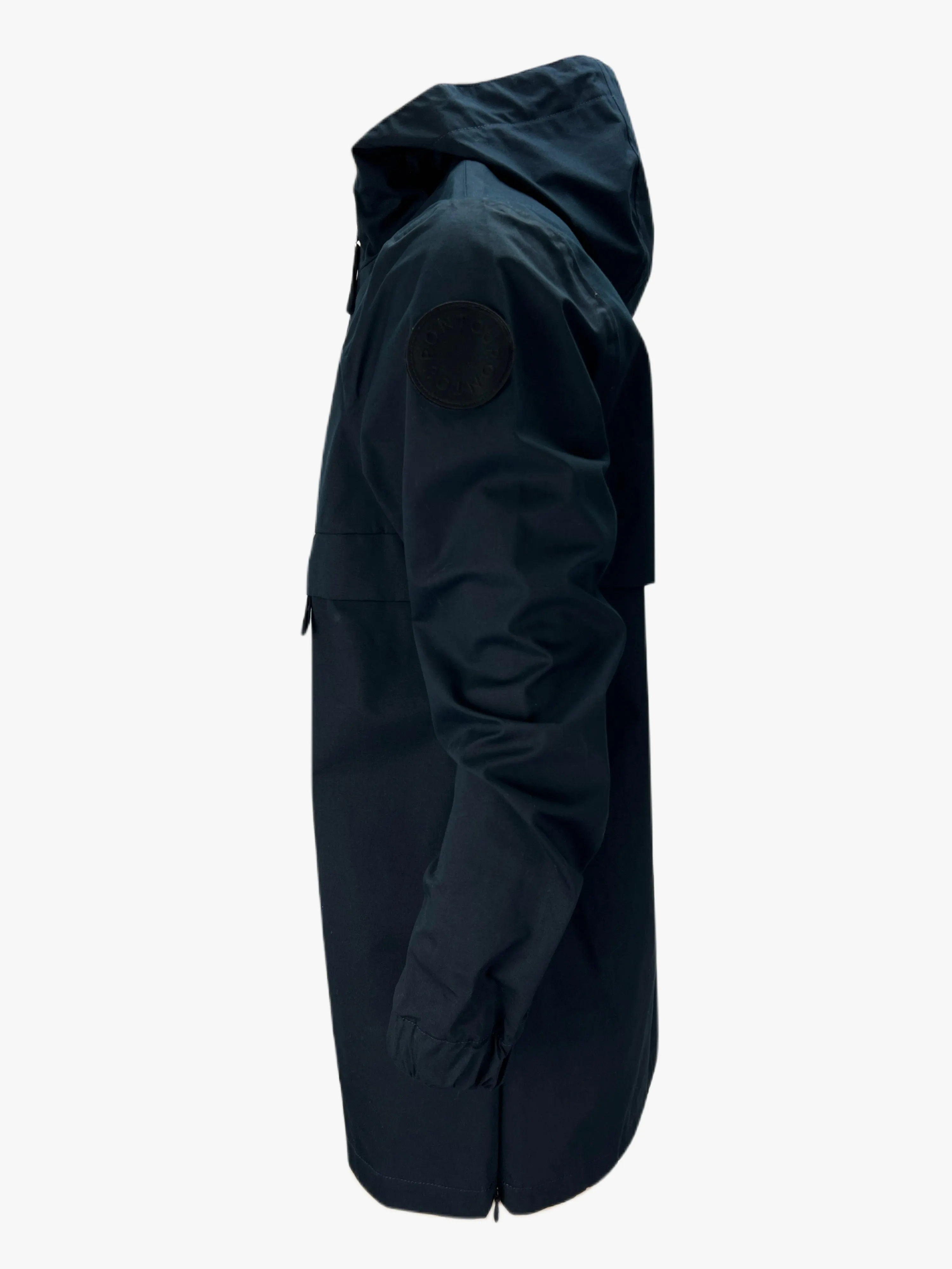 ONTOUR Men's Navy Hooded Long Sleeve Anorak Sz S NWT