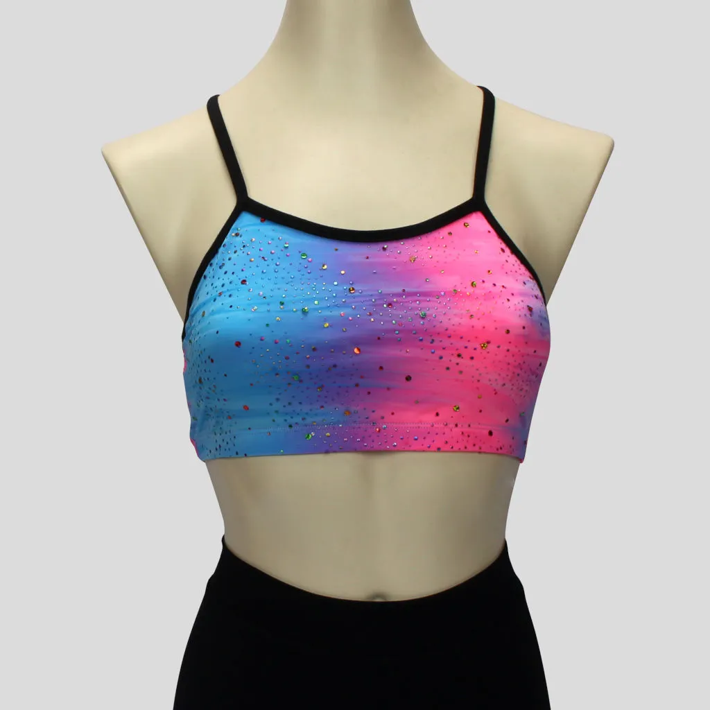 Pastel Tie-Dye Crop Top