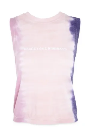 Peace Love Kindness Balance Tank in TRI