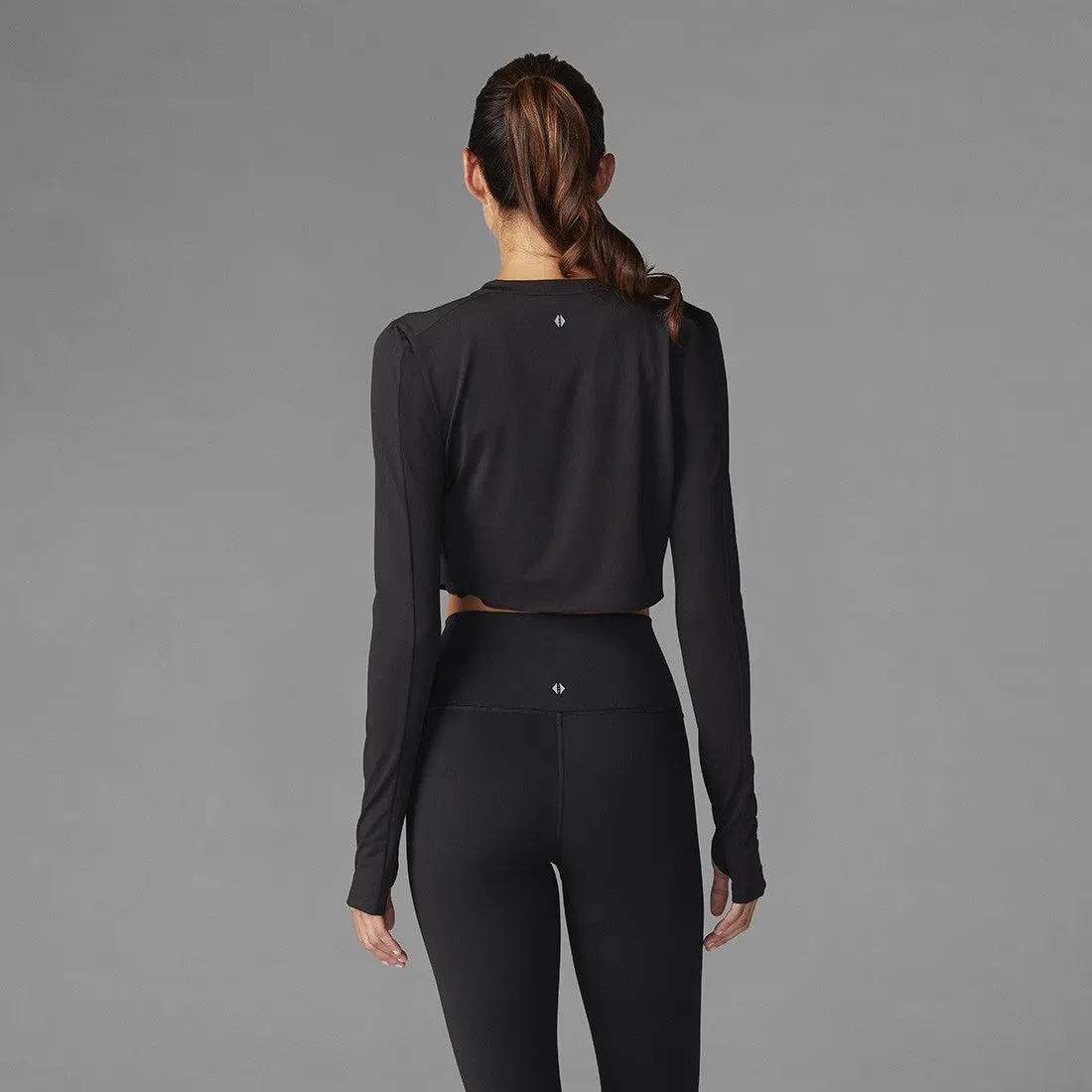 Pleated Long Sleeve Top