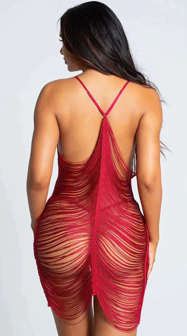 Plus Size FRINGE BENEFITS CHEMISE SET