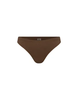 Premium Seamless V5.1 (Favourites) Sports G-String - Bark (Dark Brown)
