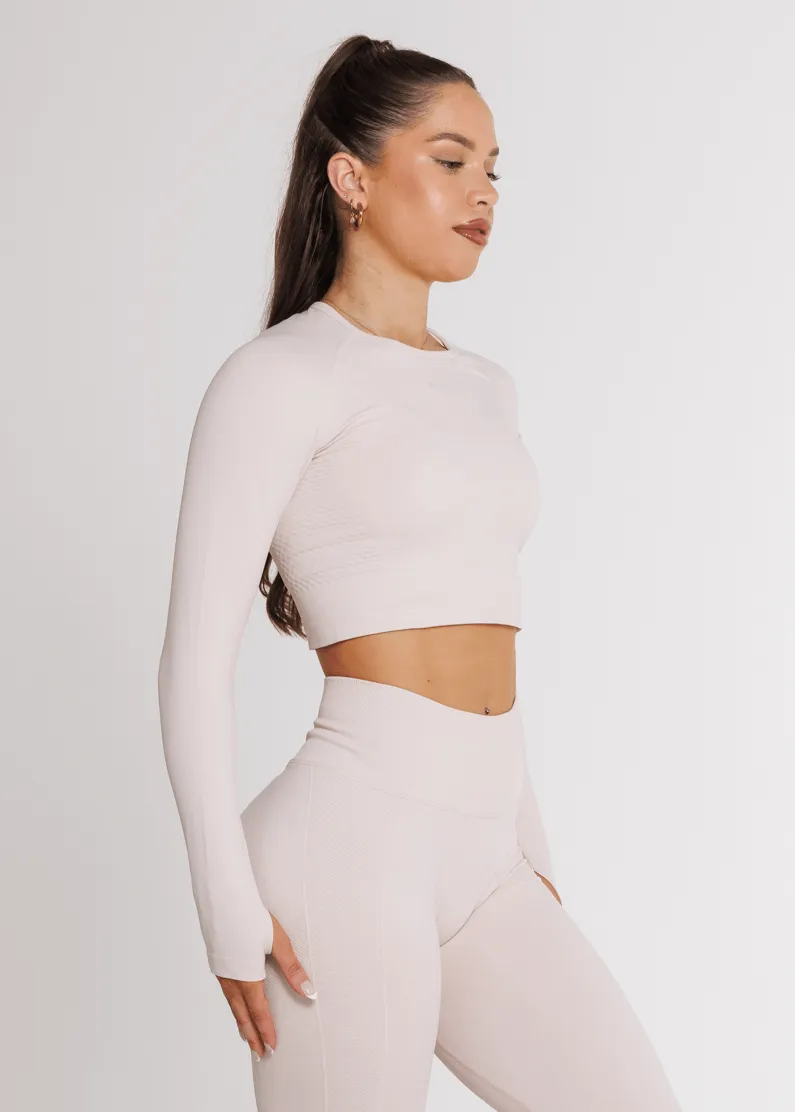Prime Seamless Long Sleeve - Champagne