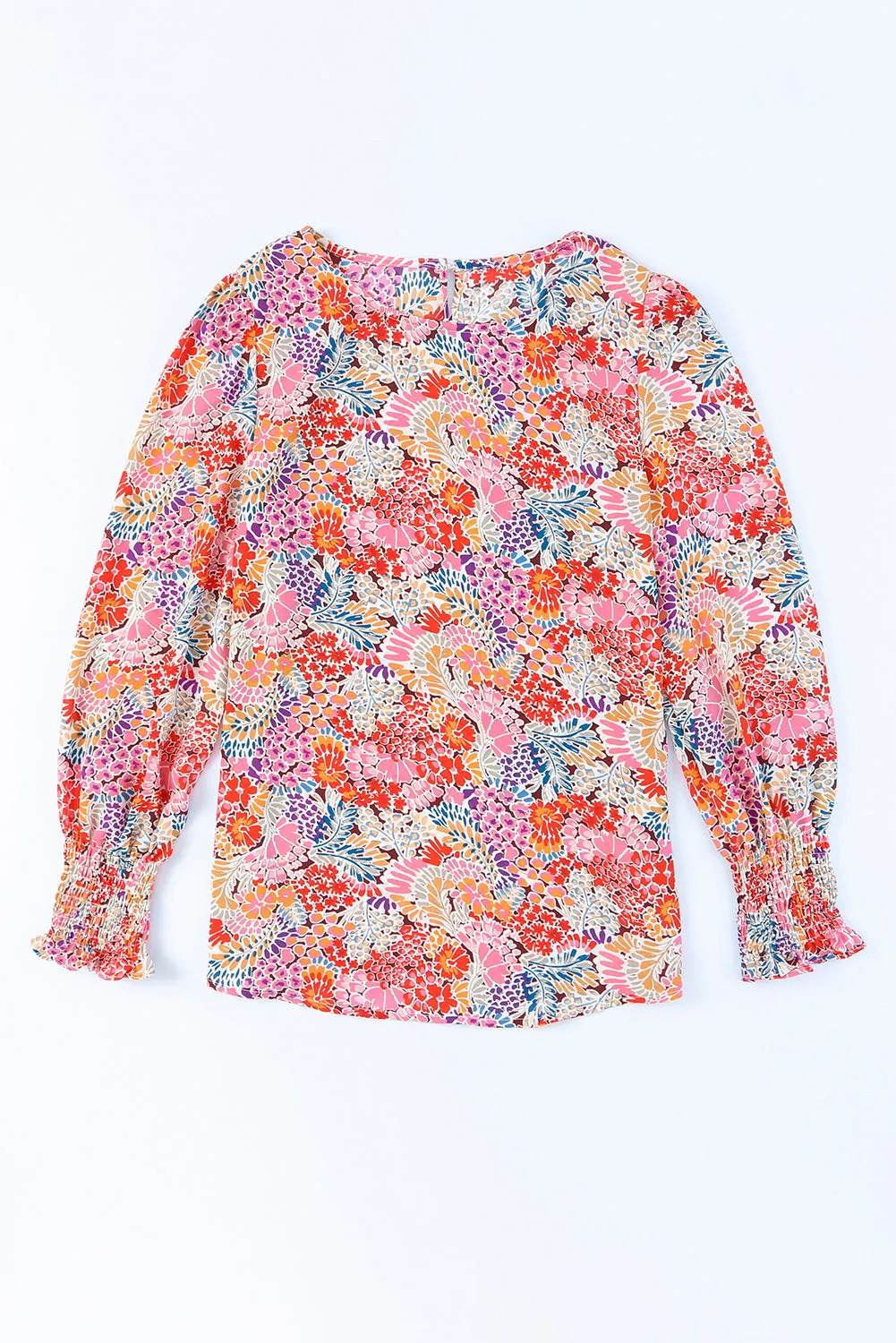 Puff Sleeve Floral Blouse