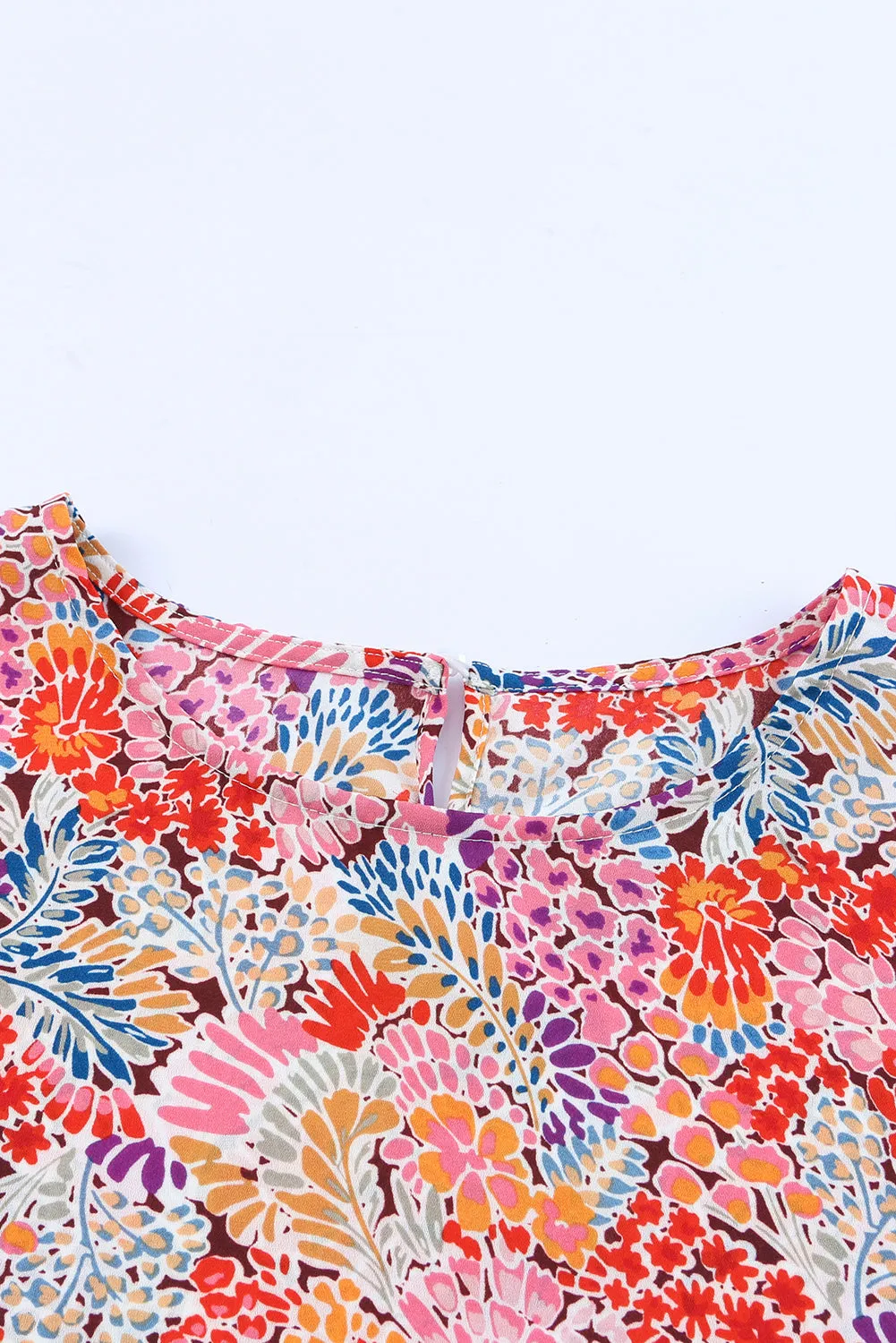 Puff Sleeve Floral Blouse