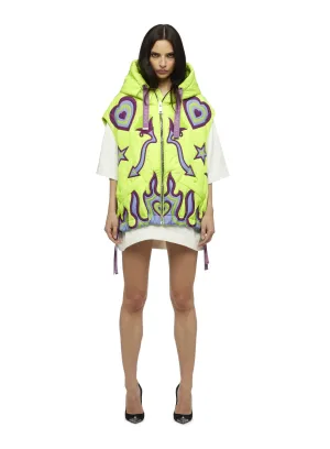 PUFF VEST WINDBREAKER TEXAS PRINTED