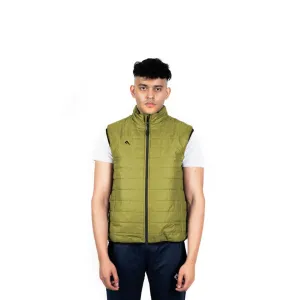 Puffer Jacket Vest (Olive)