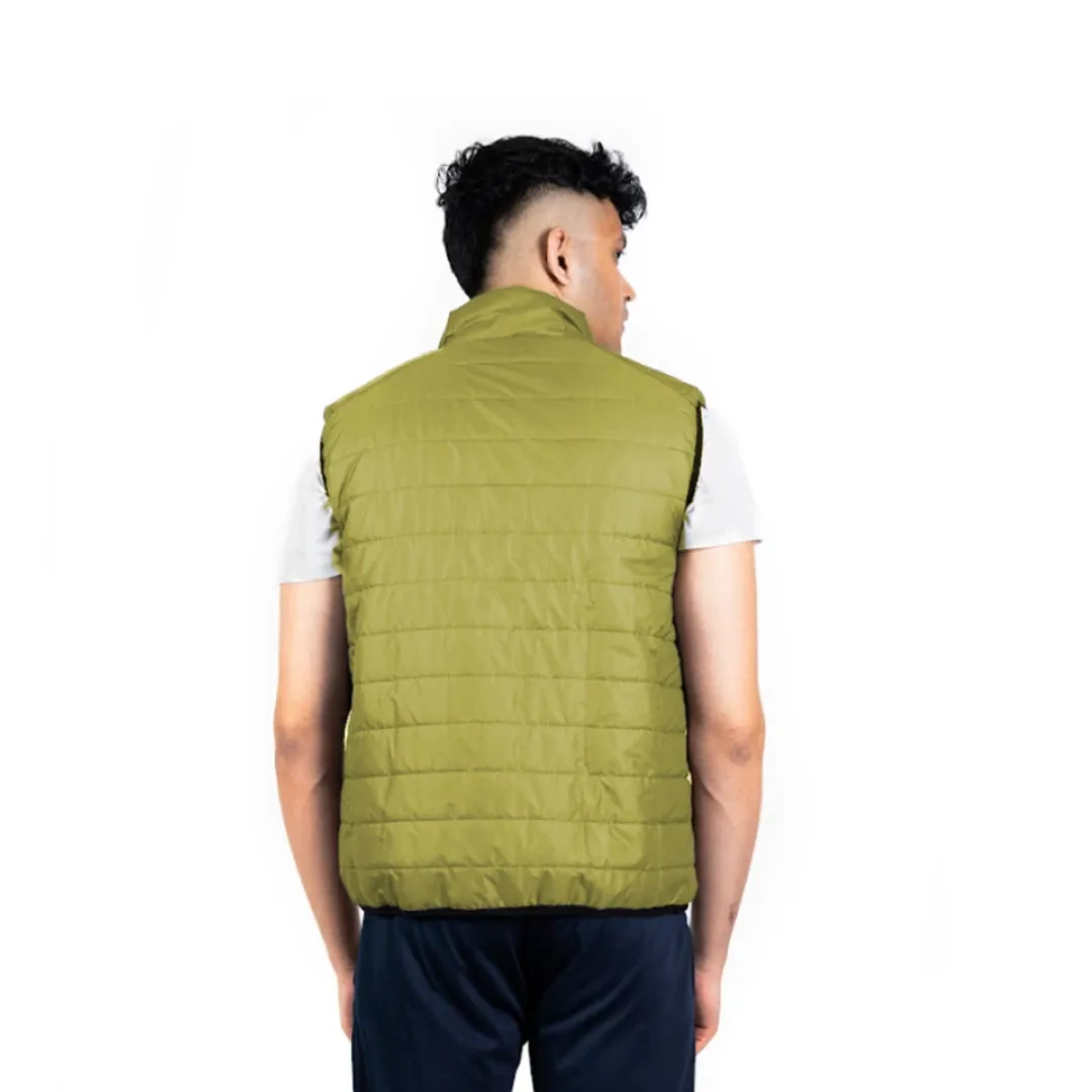 Puffer Jacket Vest (Olive)