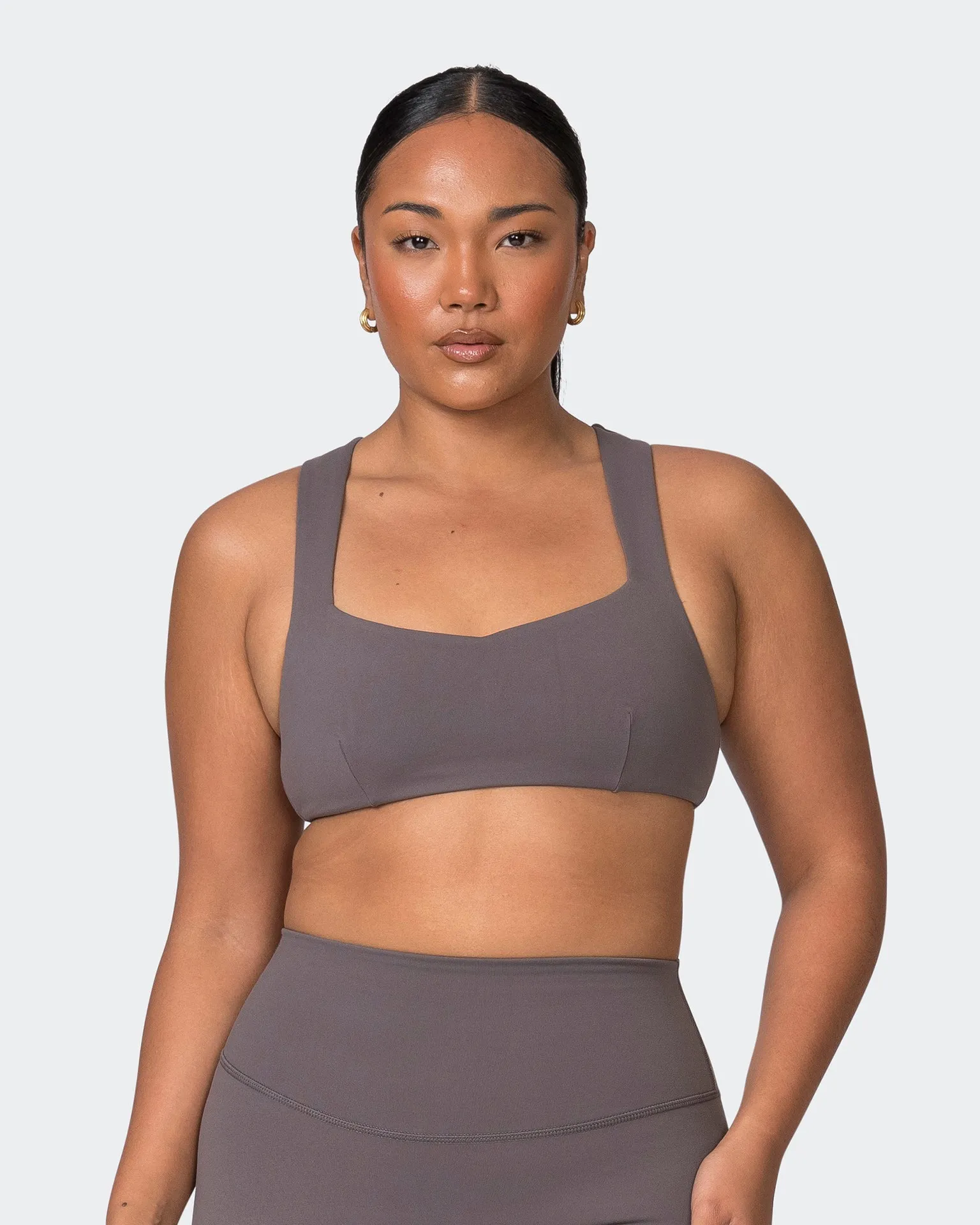 Pulse Bralette - Peppercorn