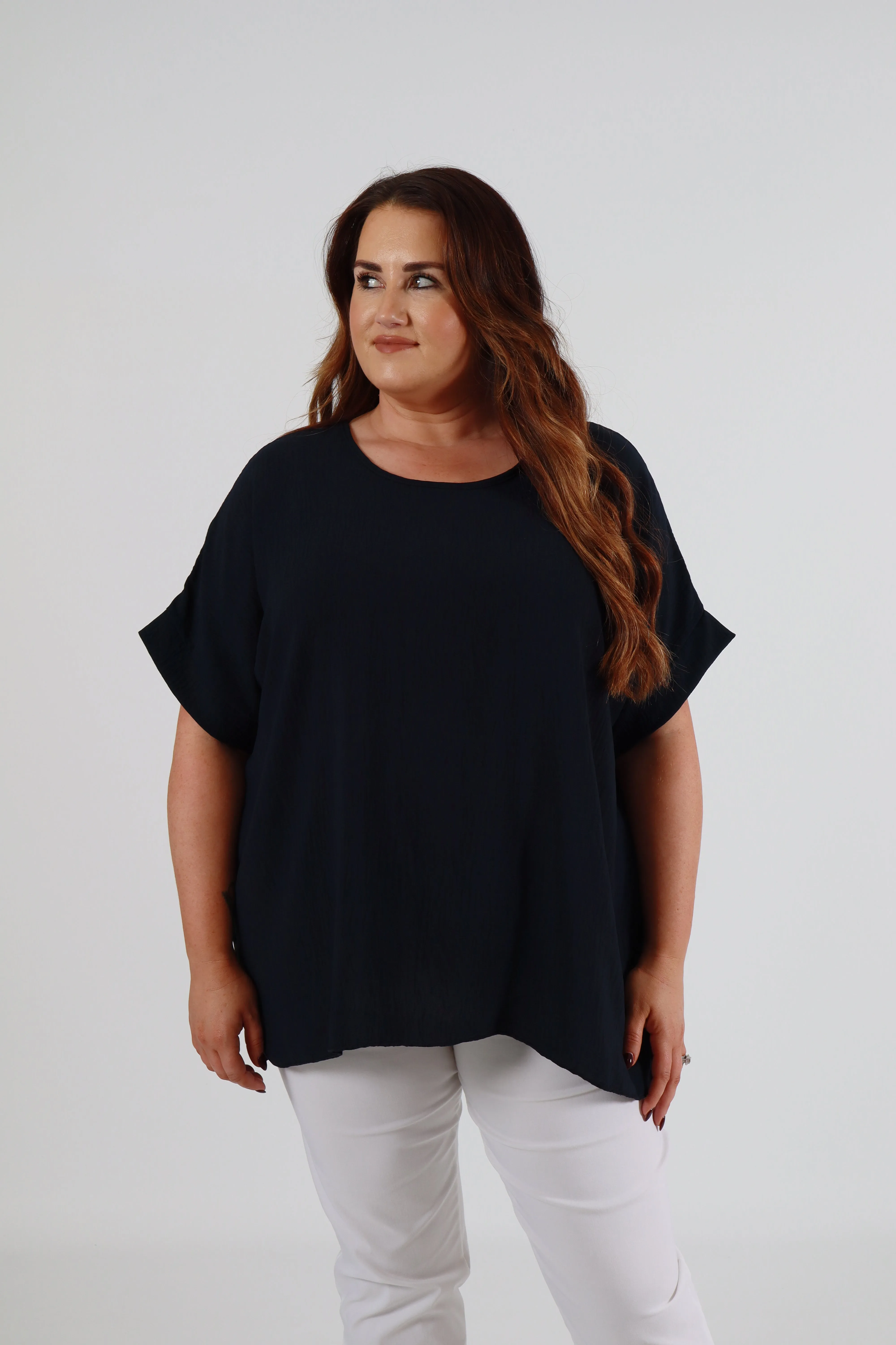 Rachel Blouse in Navy