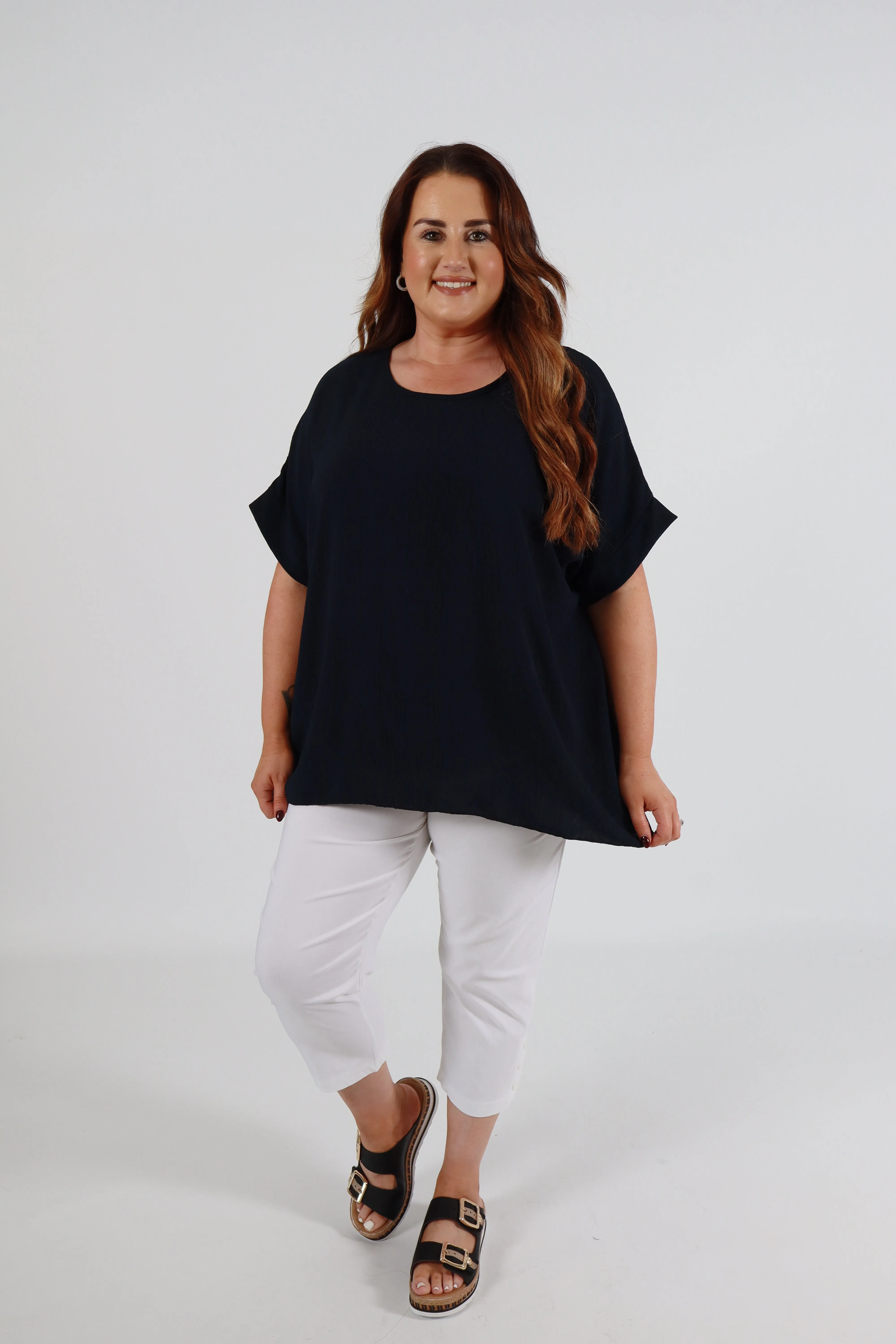 Rachel Blouse in Navy