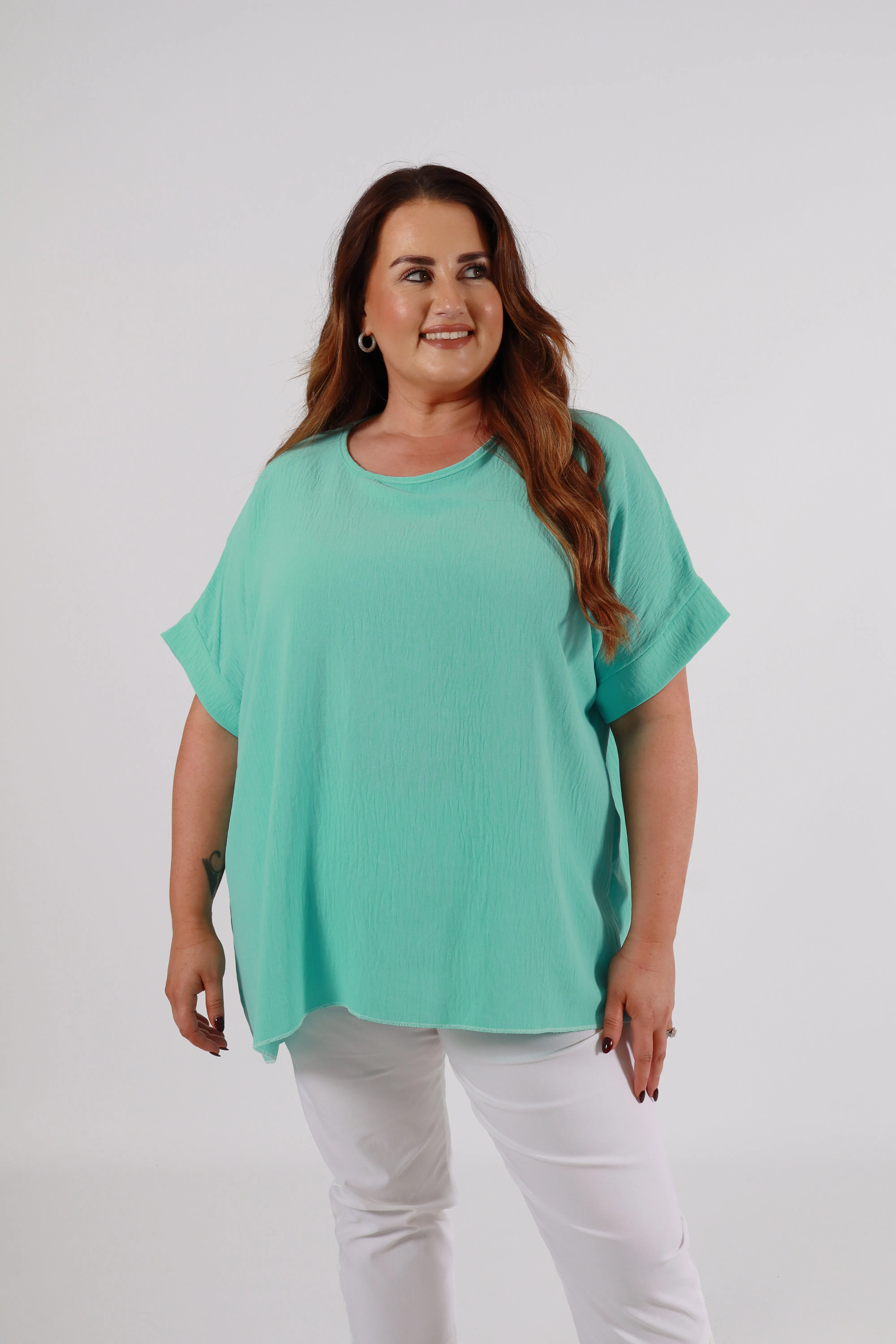 Rachel Blouse in Turquoise