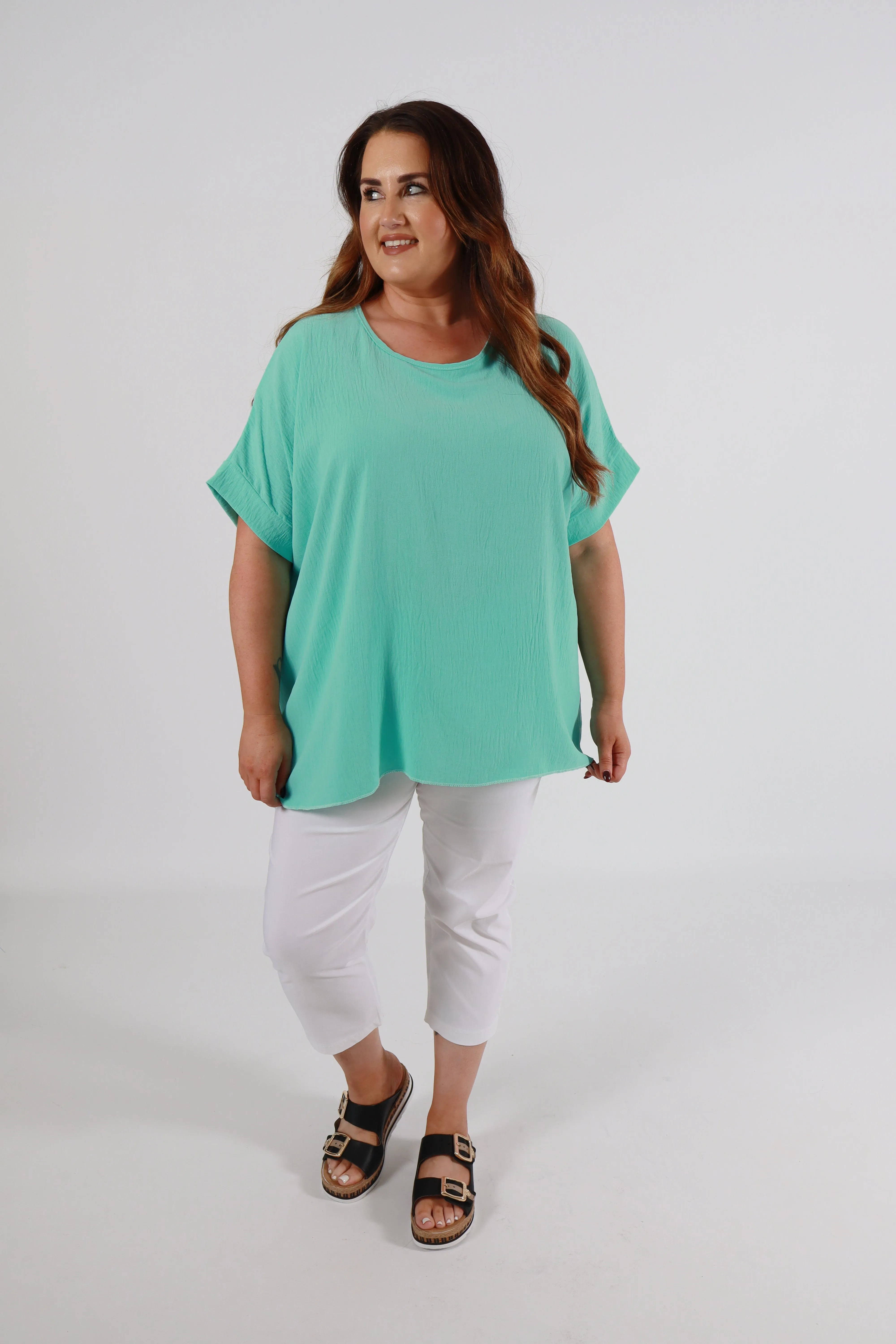 Rachel Blouse in Turquoise
