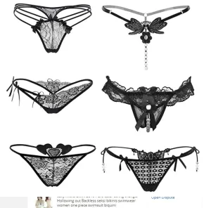 Racy and Lacey Lingerie Thong Bottoms