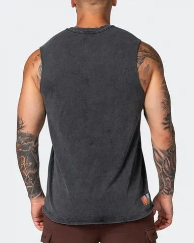 Ransom Vintage Tank -  Washed Black