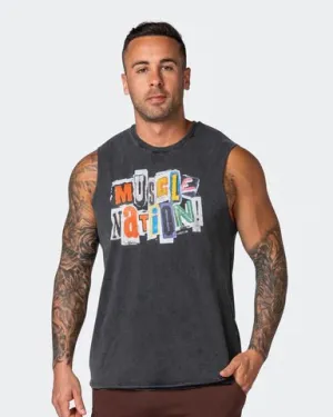 Ransom Vintage Tank -  Washed Black