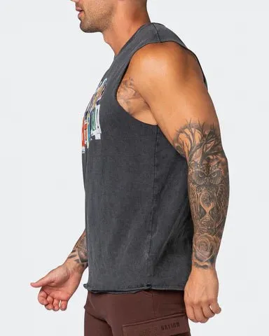 Ransom Vintage Tank -  Washed Black