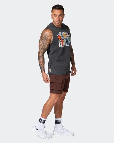 Ransom Vintage Tank -  Washed Black