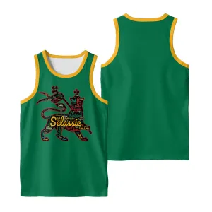 Rasta Tank Tops - Lion of Judah Green