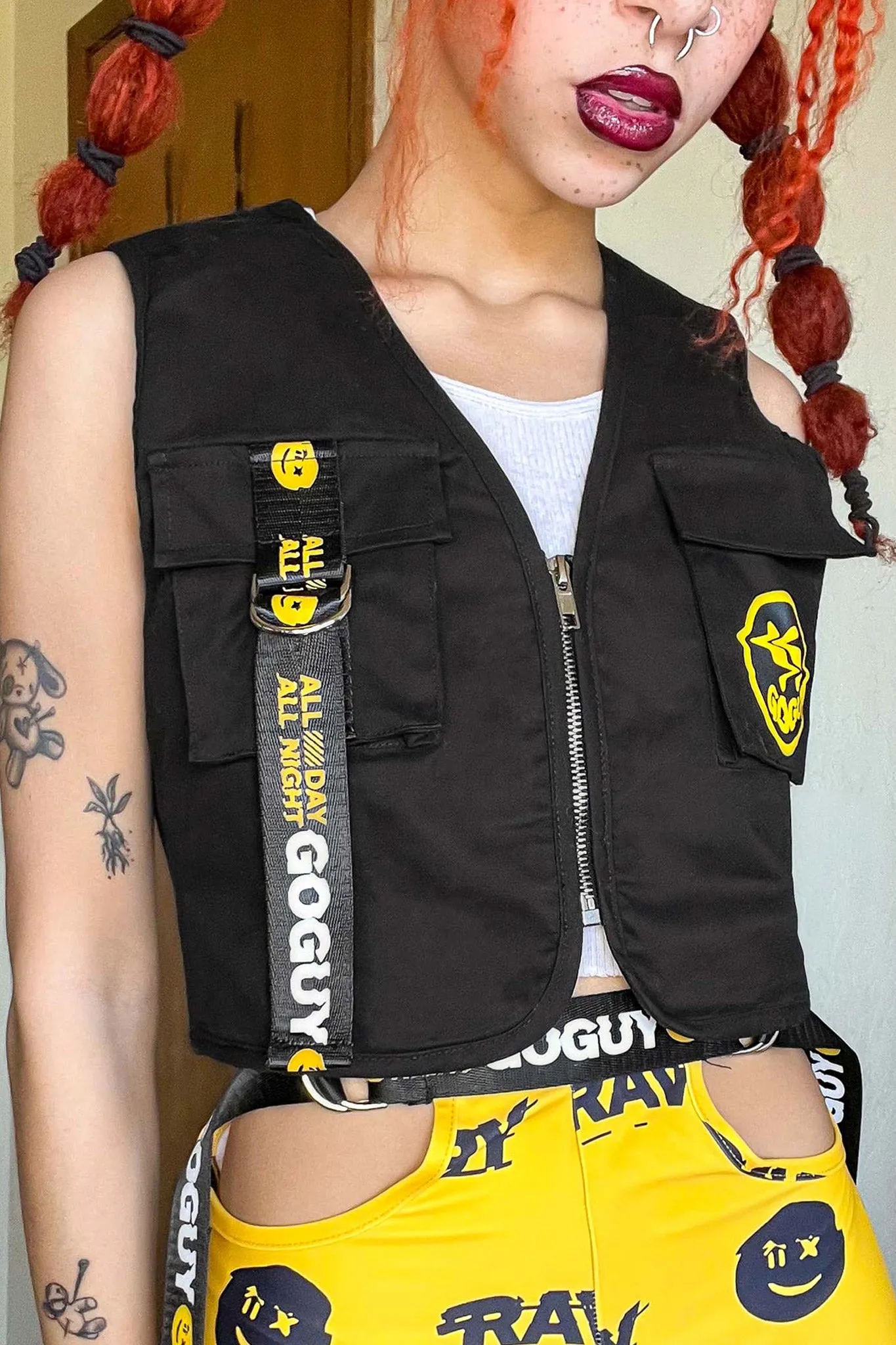 Rave Baby Crop Utility Vest