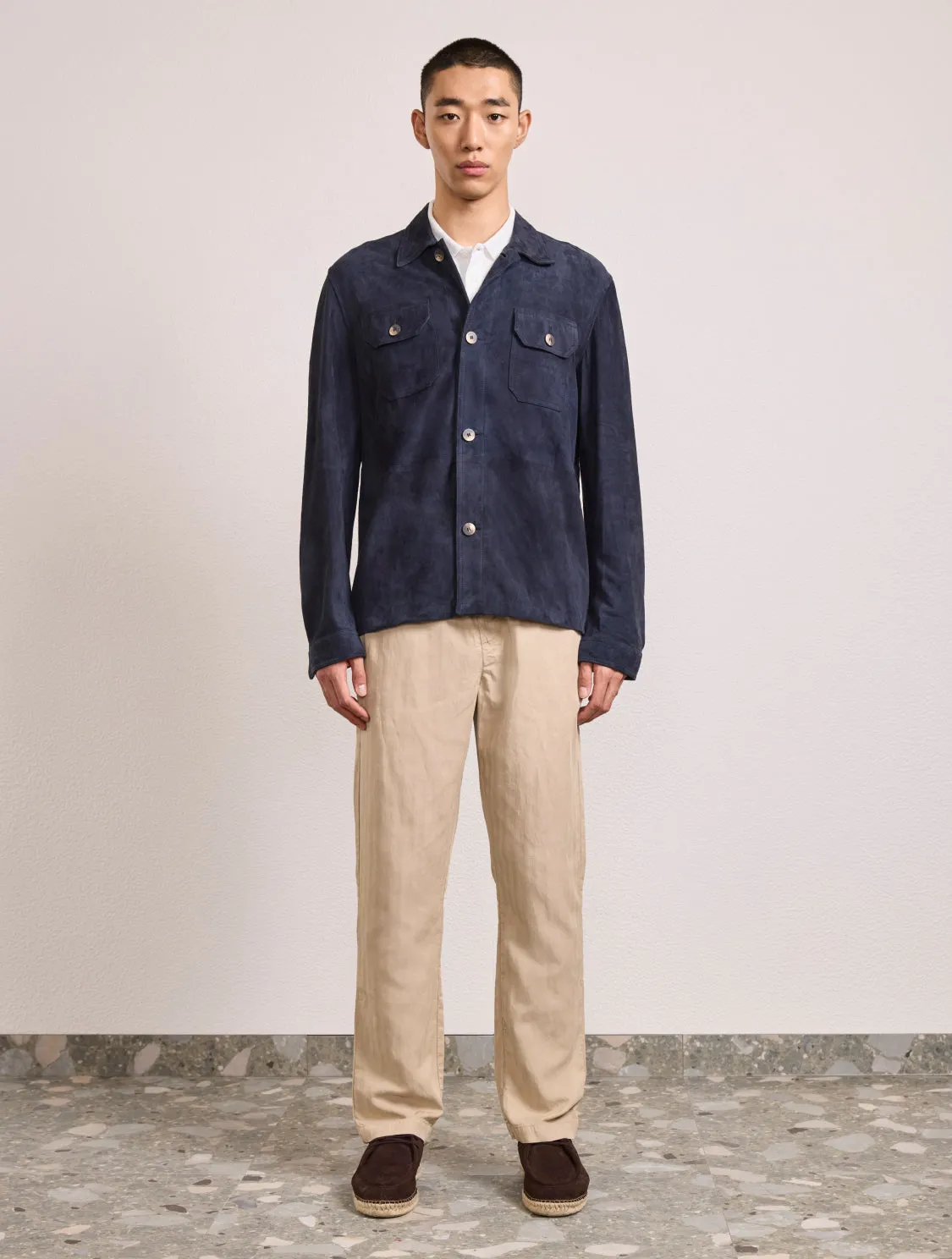 RAVI SUEDE OVERSHIRT