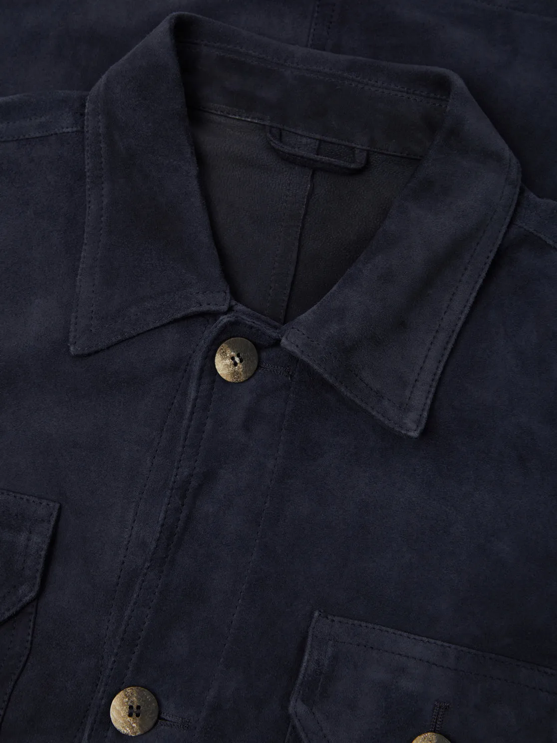 RAVI SUEDE OVERSHIRT