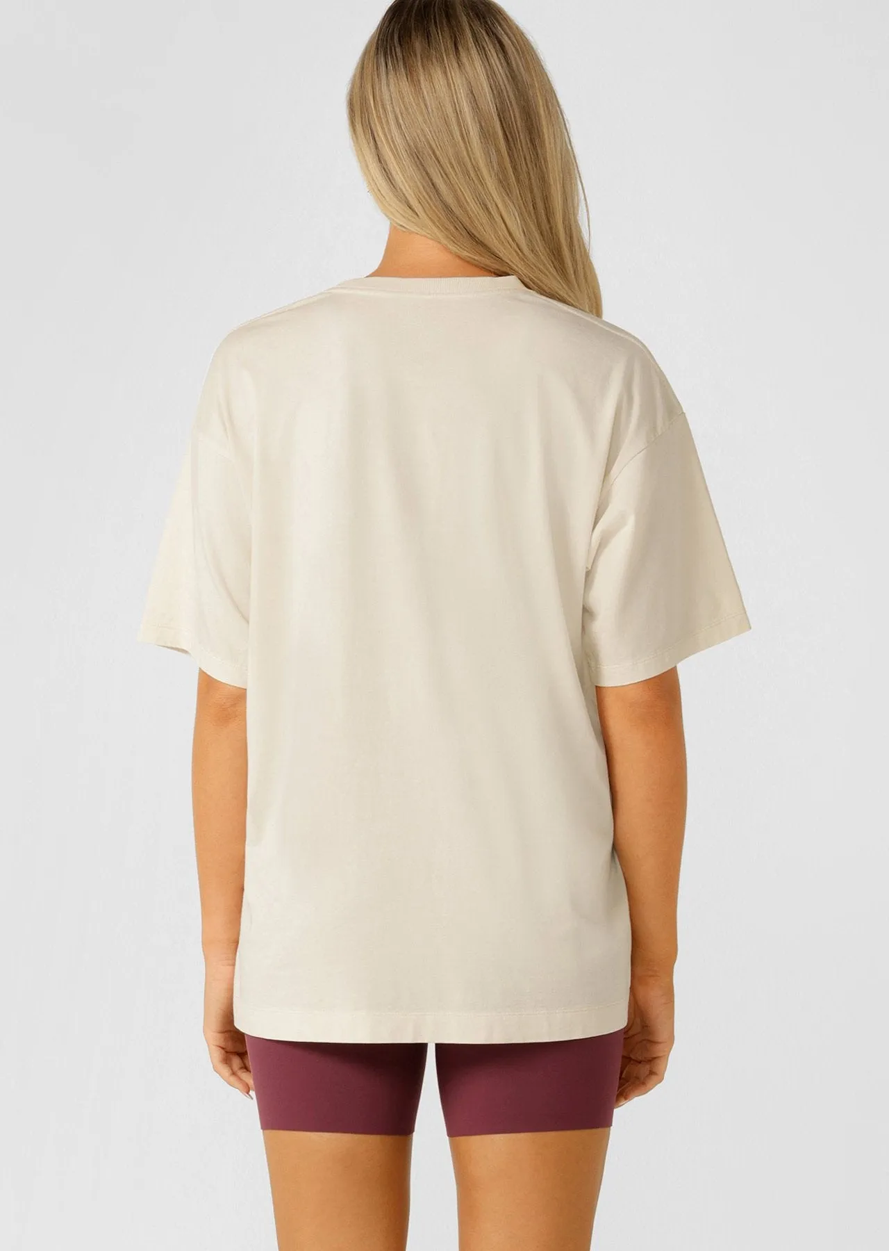 Reach For The Stars Boyfriend Tee | Washed Cream