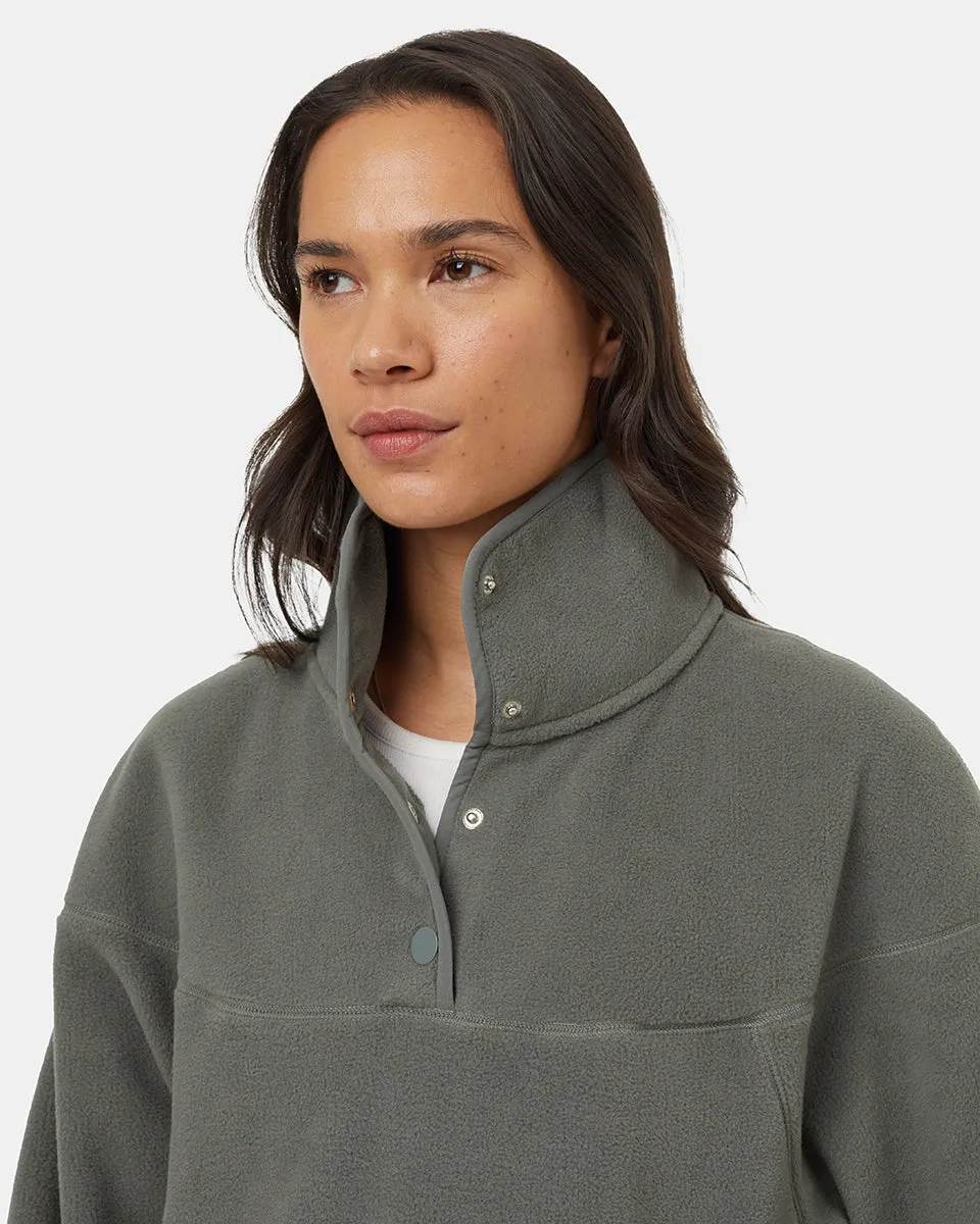 Recycled MicroFleece 1/4 Snap