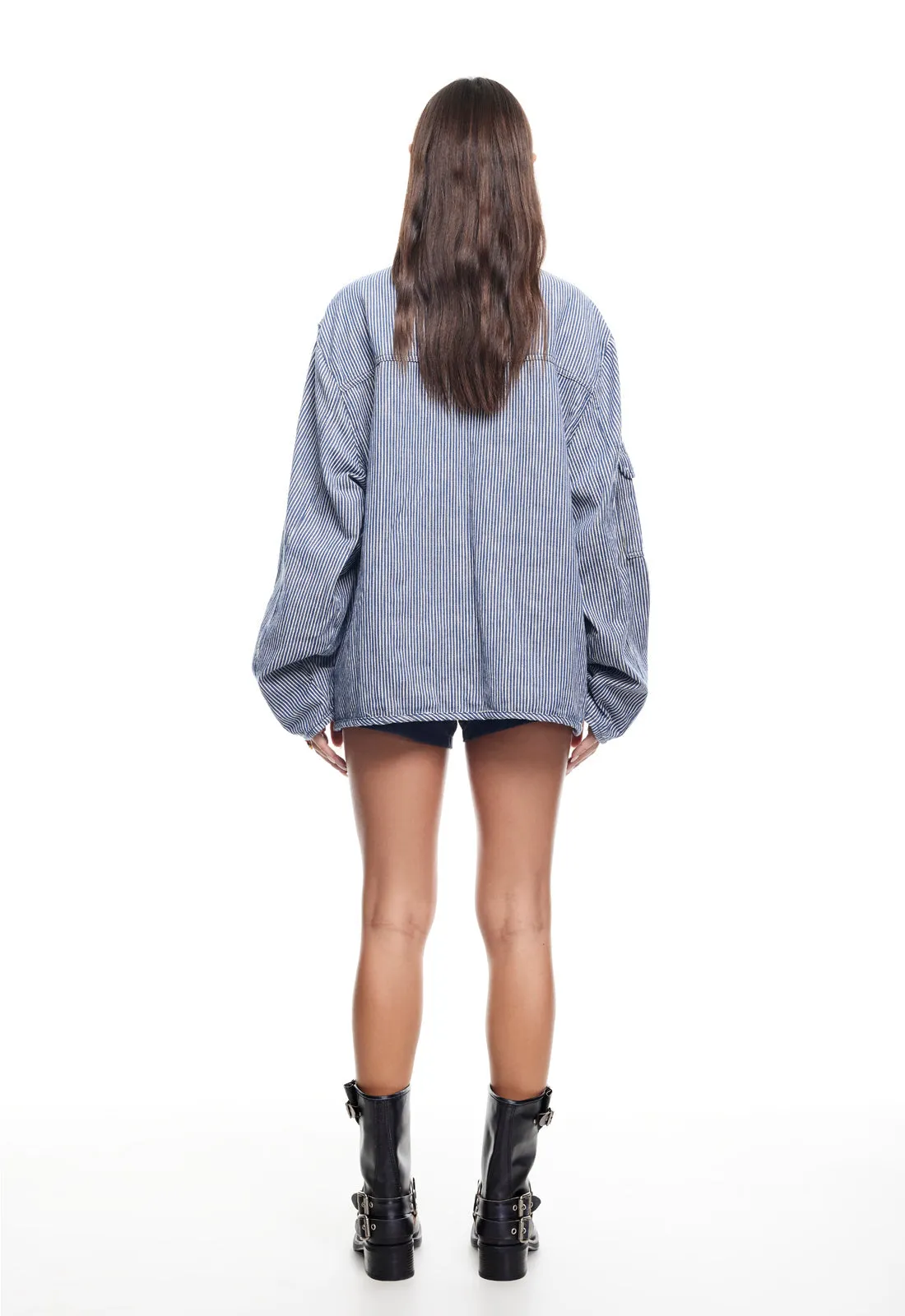 RENACIDA JACKET - DENIM STRIPE