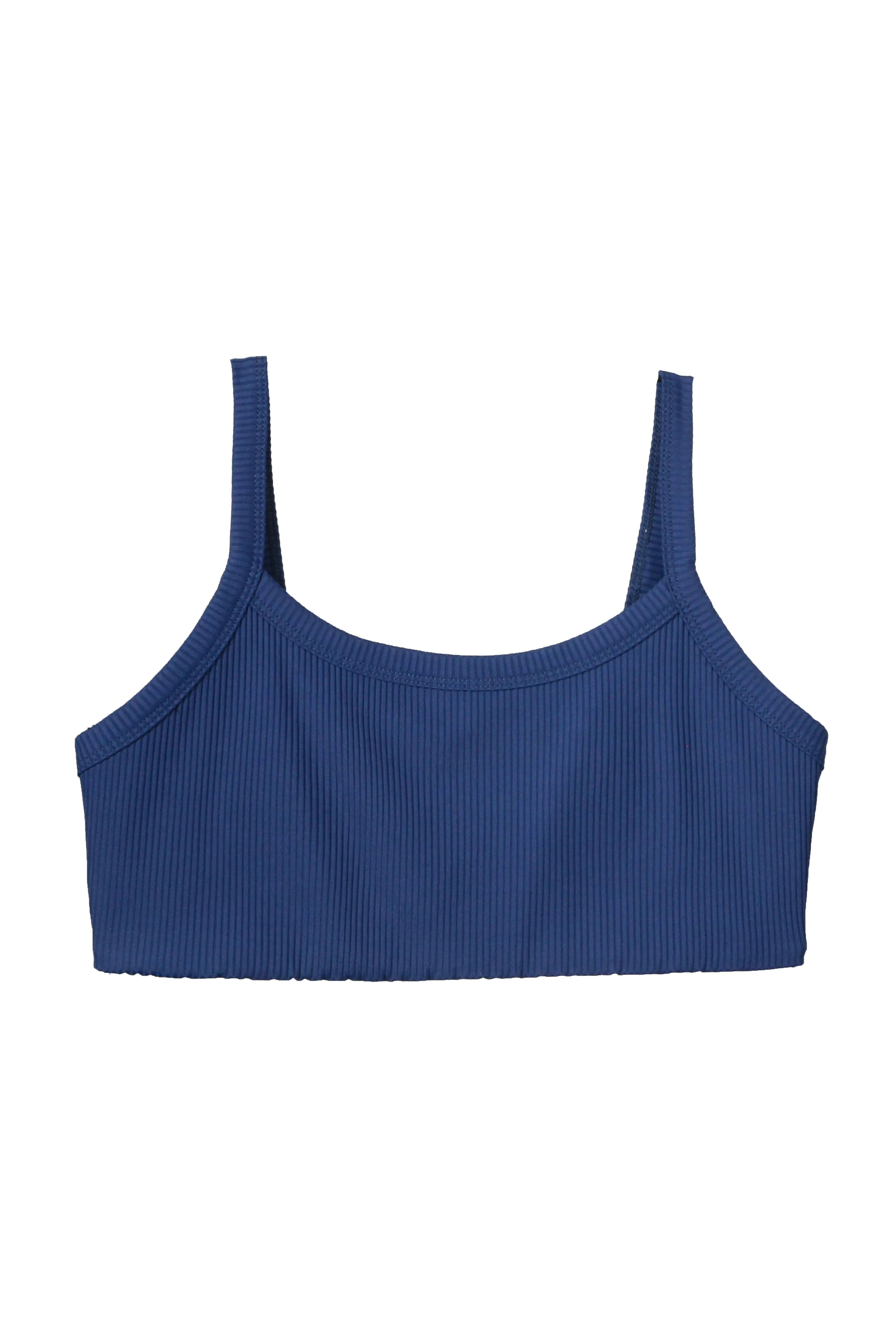 Ribbed 2.0 Bralette- Navy
