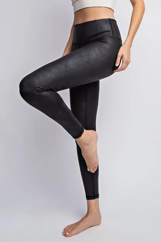 RISE & SHINE CURVE full-length leggings