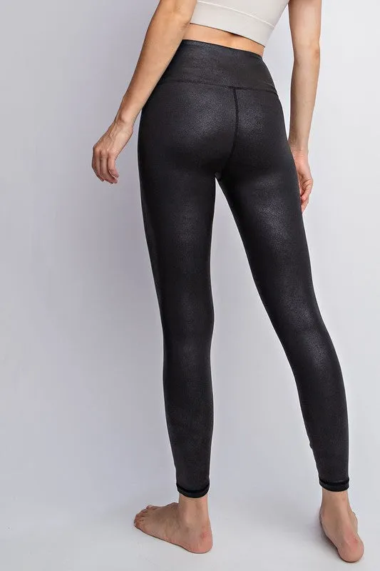 RISE & SHINE CURVE full-length leggings