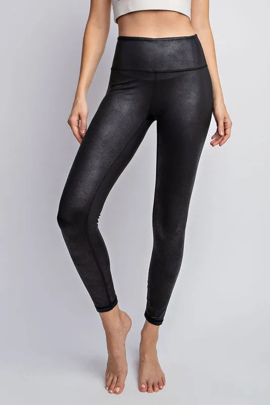 RISE & SHINE CURVE full-length leggings