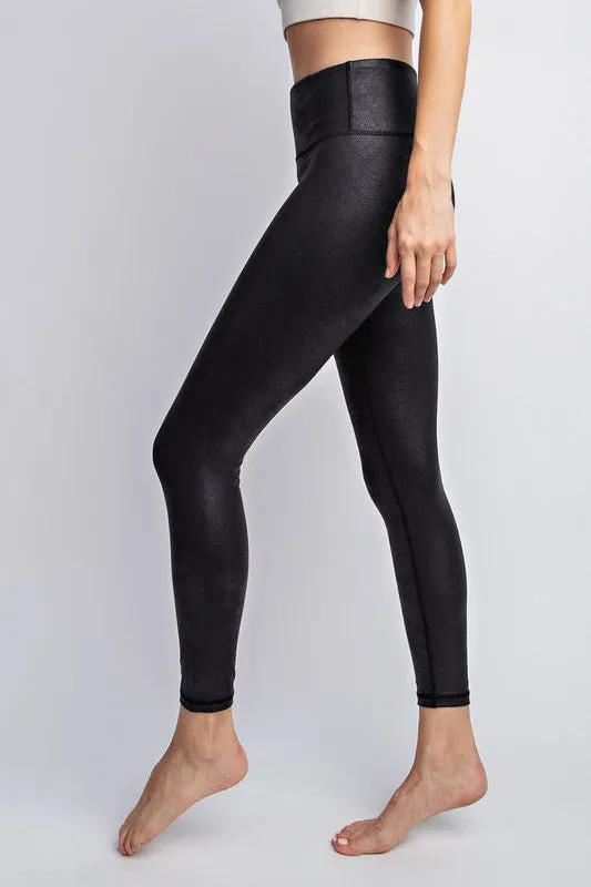 RISE & SHINE CURVE full-length leggings