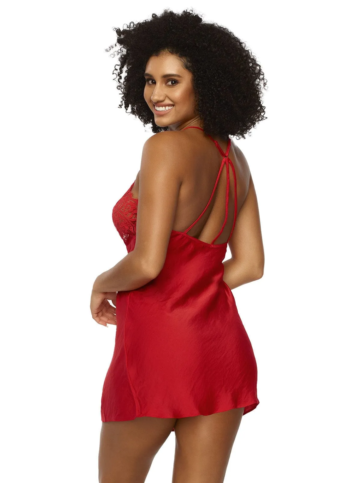 Rita Lace & Satin Chemise