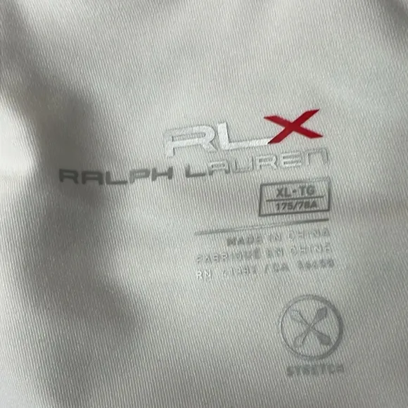 RLX Ralph Lauren Golf Watercolor Stripe Aim Stretch 17&quot; Skort size XL