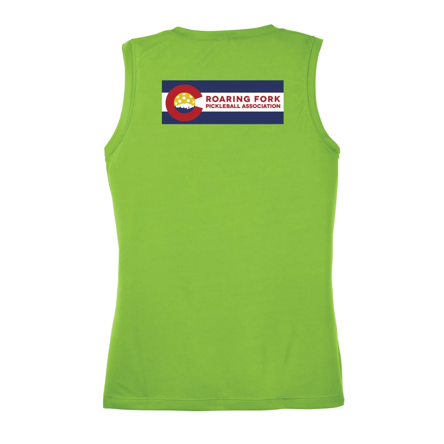 Roaring Fork, Colorado Pickleball Ladies Performance Sleeveless Tank