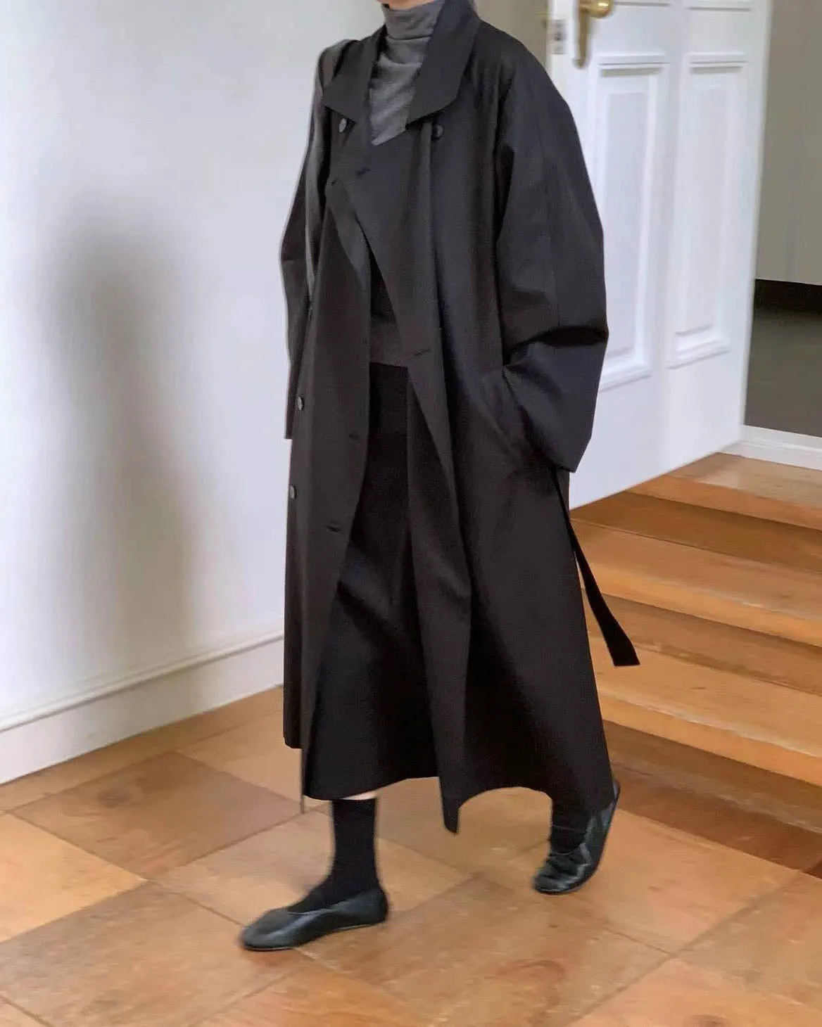 ROLFE TRENCH BLACK
