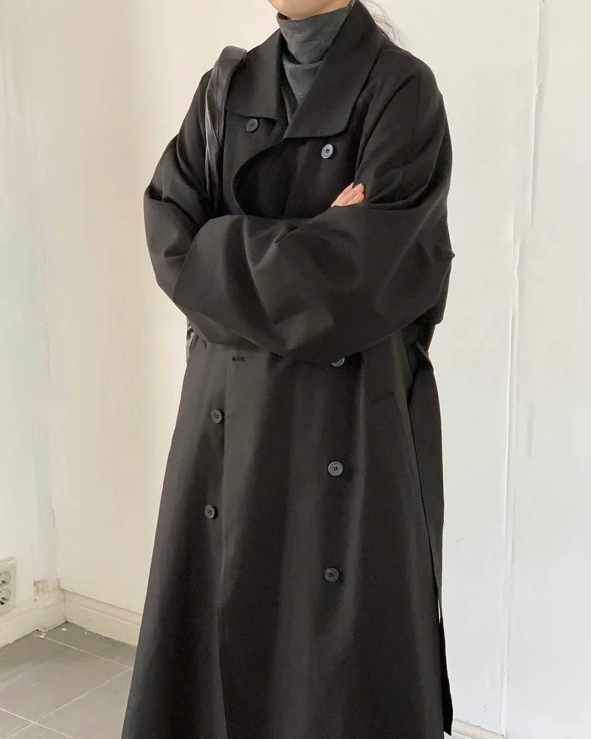 ROLFE TRENCH BLACK