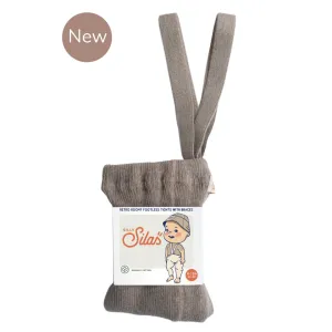 Roomy Footless Cotton Tights - Peanut Blend