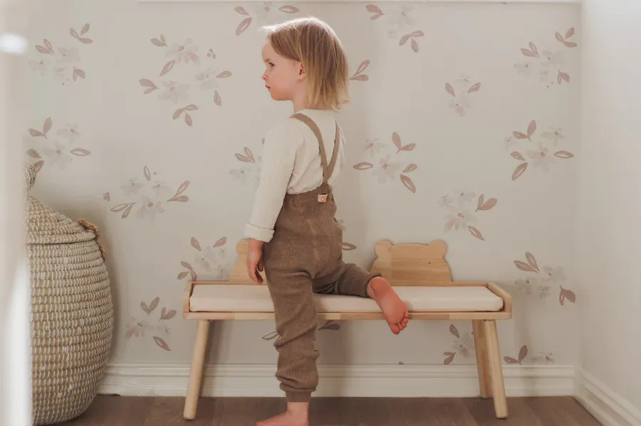 Roomy Footless Cotton Tights - Peanut Blend