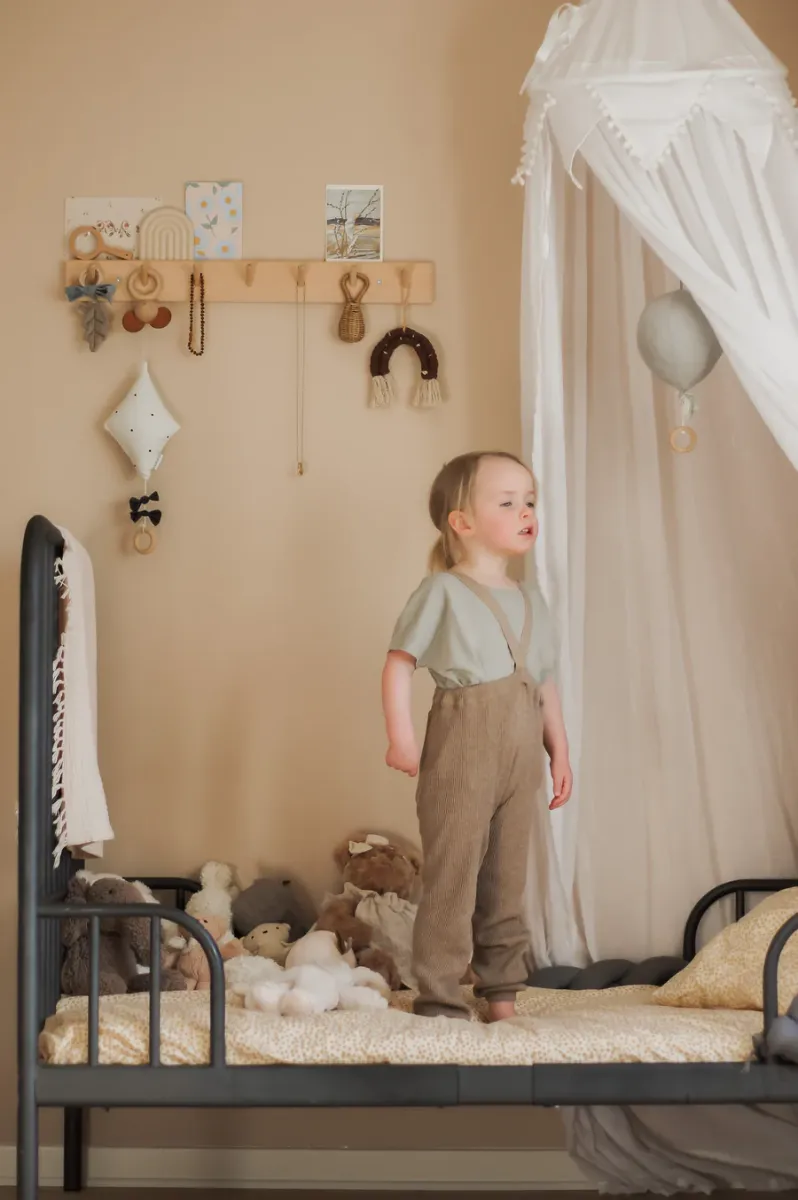 Roomy Footless Cotton Tights - Peanut Blend