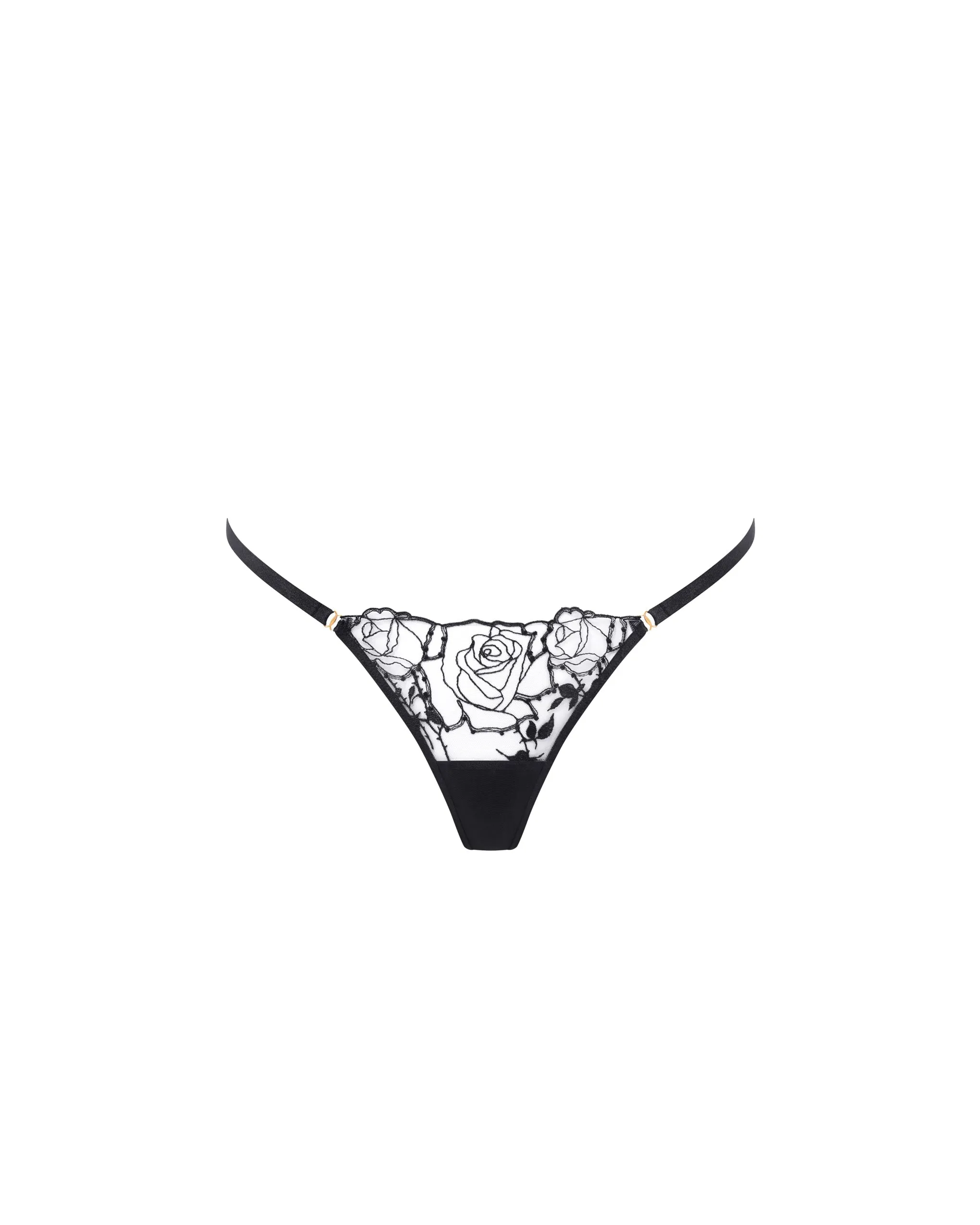 Rosalie Thong Black/Sheer