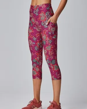 Running Bare Womens Power Moves 3/4 Tight Maggie